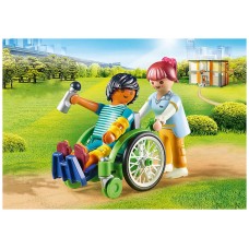 Playmobil ciudad hospital -  paciente en