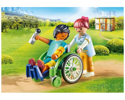 Playmobil ciudad hospital -  paciente en