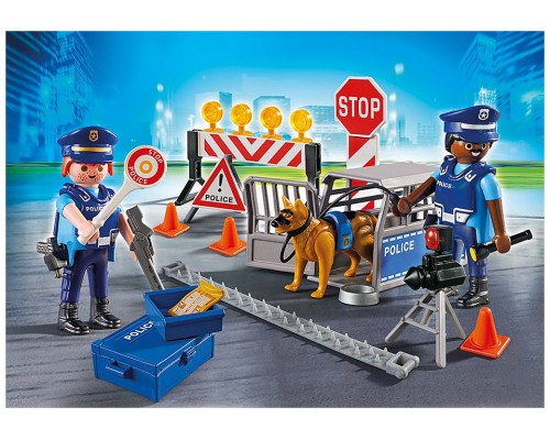 Playmobil policia control policia