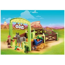 Playmobil dreamworks spirit establo trasqui y