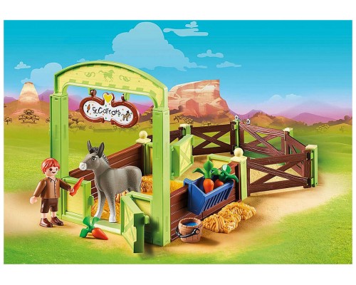 Playmobil dreamworks spirit establo trasqui y