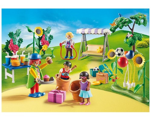 Playmobil casa muñecas fiesta cumpleaños infantil