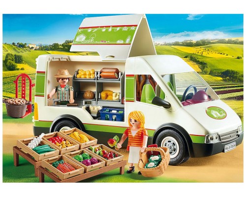 Playmobil campo mercado movil