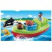 Playmobil 1.2.3 pescador con bote