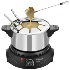 Fondue electrica mondial inox fd02 1500w 1.5l