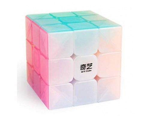 Cubo rubik qiyi 3x3 warrior jelly