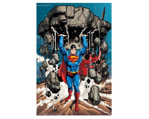 Puzzle 3d lenticular dc comics superman