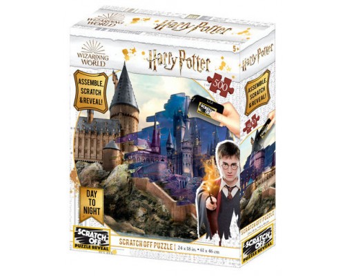 Puzzle rascar harry potter hogwarts dia