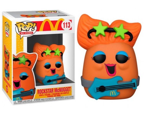 Funko pop iconos mcdonald´s rockstar nugget