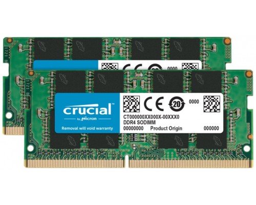 Memoria ram ddr4 16gb 2x8gb crucial