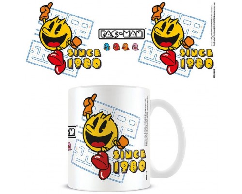 Taza desayuno pyramid videojuegos clasicos pac