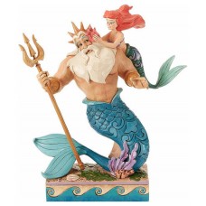 Figura enesco disney la sirenita poseidon