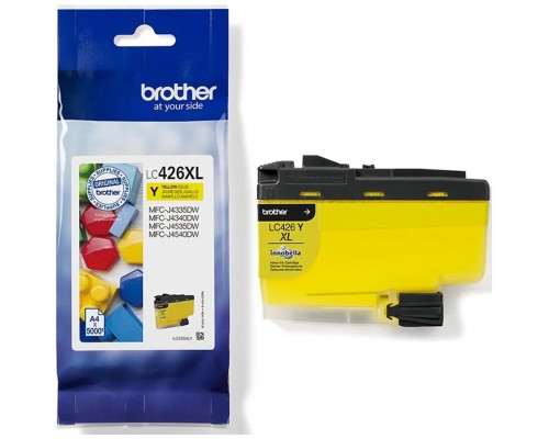 Cartucho tinta brother lc426xly amarillo 5000