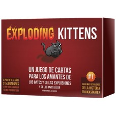 Juego mesa asmodee exploding kittens pegi