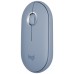 RATON LOGITECH PEBBLE M350 WRLS GRIS AAZULADO