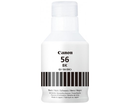 Botella tinta canon gi - 56bk 170ml 6000