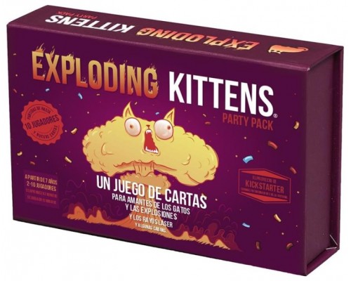 Juego mesa asmodee exploding kittens party