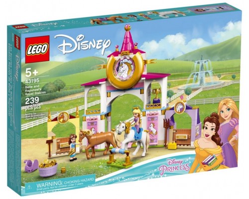 Lego disney establos reales bella y