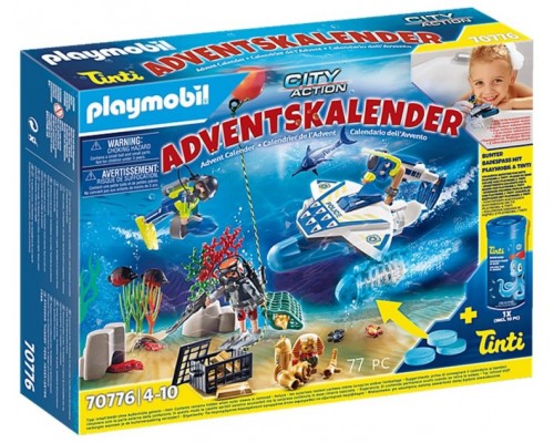 Playmobil calendario adviento mision policial