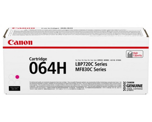 Cartucho toner canon 064h magenta 10400