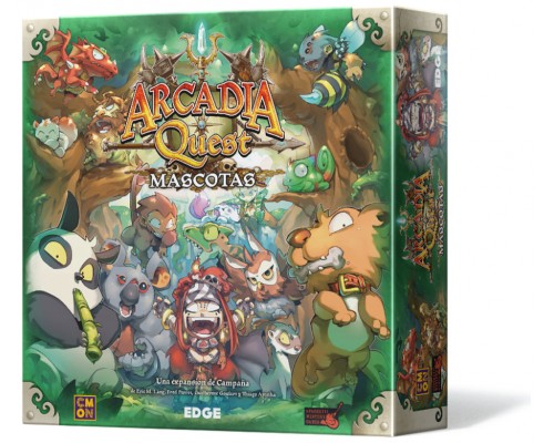 Juego mesa arcadia quest mascotas pegi