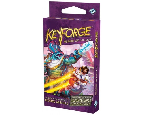 Juego mesa keyforge mundos en colision