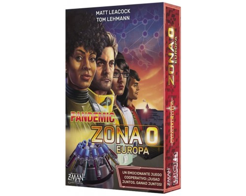 Juego mesa pandemic: zona 0 europa