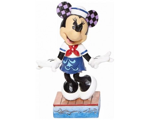 Figura enesco disney minnie posando marinero