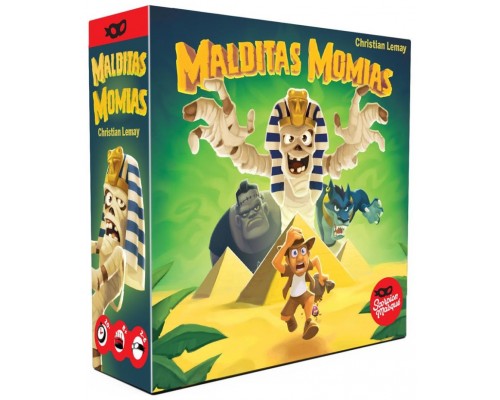 Juego mesa malditas momias pegi 8