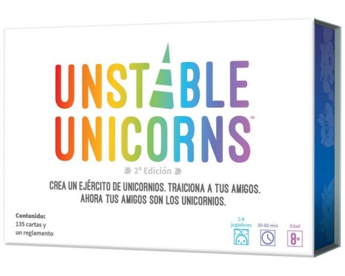 Juego mesa unstable unicorns pegi 8