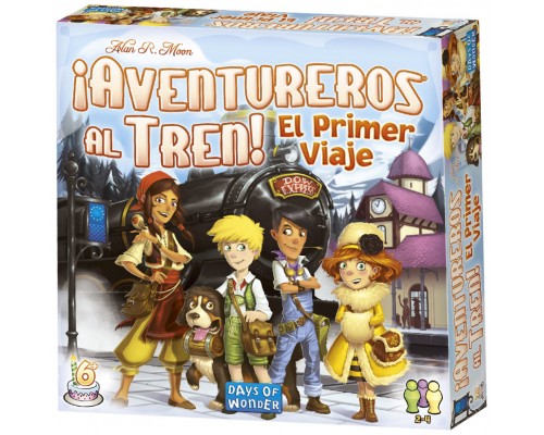 Juego mesa ¡aventureros al tren! el