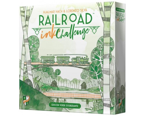 Juego mesa railroad ink: edicion verde