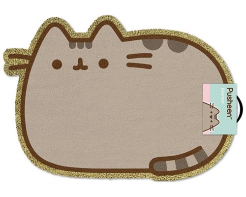 Felpudo pyramid pusheen con forma