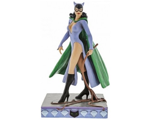 Figura enesco dc comics batman catwoman