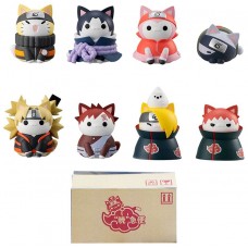 Set 8 figuras megahouse naruto shippuden