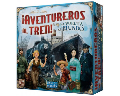 Juego mesa ¡aventureros al tren! la