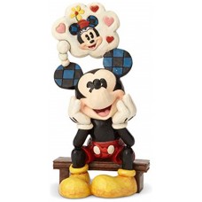 Figura enesco disney mickey enamorado