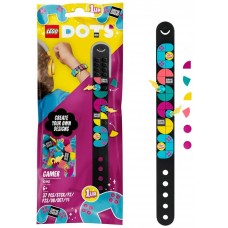 Lego dots pulsera con amuletos gamer