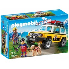 Playmobil vehiculo rescate en la montaña