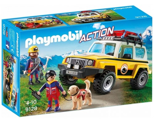 Playmobil vehiculo rescate en la montaña