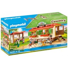 Playmobil caravana campamento ponis