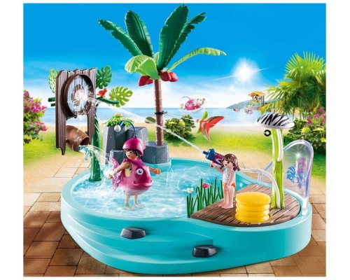 Playmobil piscina divertida con rociador agua