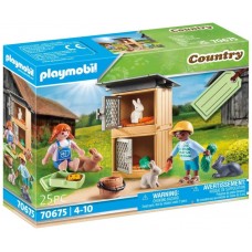 Playmobil set regalo alimentar conejos