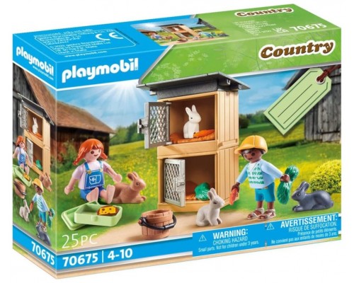 Playmobil set regalo alimentar conejos