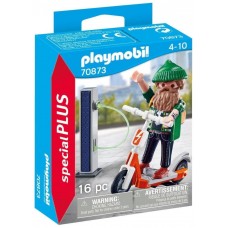 Playmobil hipster con e - scooter