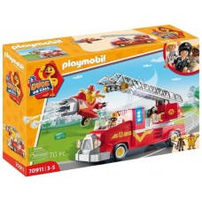 Playmobil duck on call camion bomberos