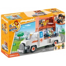 Playmobil duck on call camion ambulancia