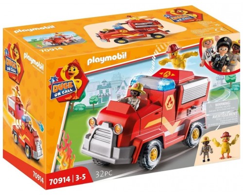 Playmobil duck on call vehiculo emergencia