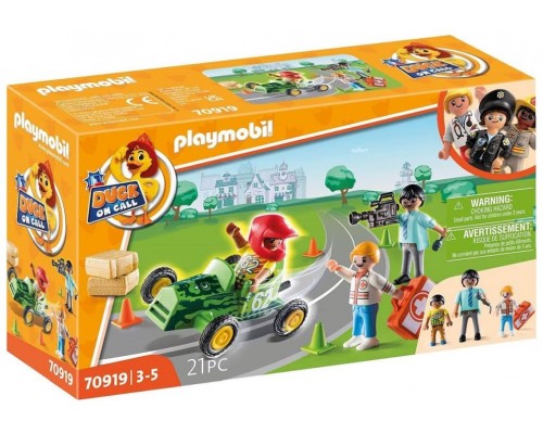 Playmobil duck on call accion ambulancia