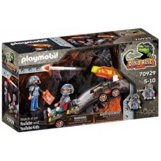 Playmobil dino mine carro cohetes